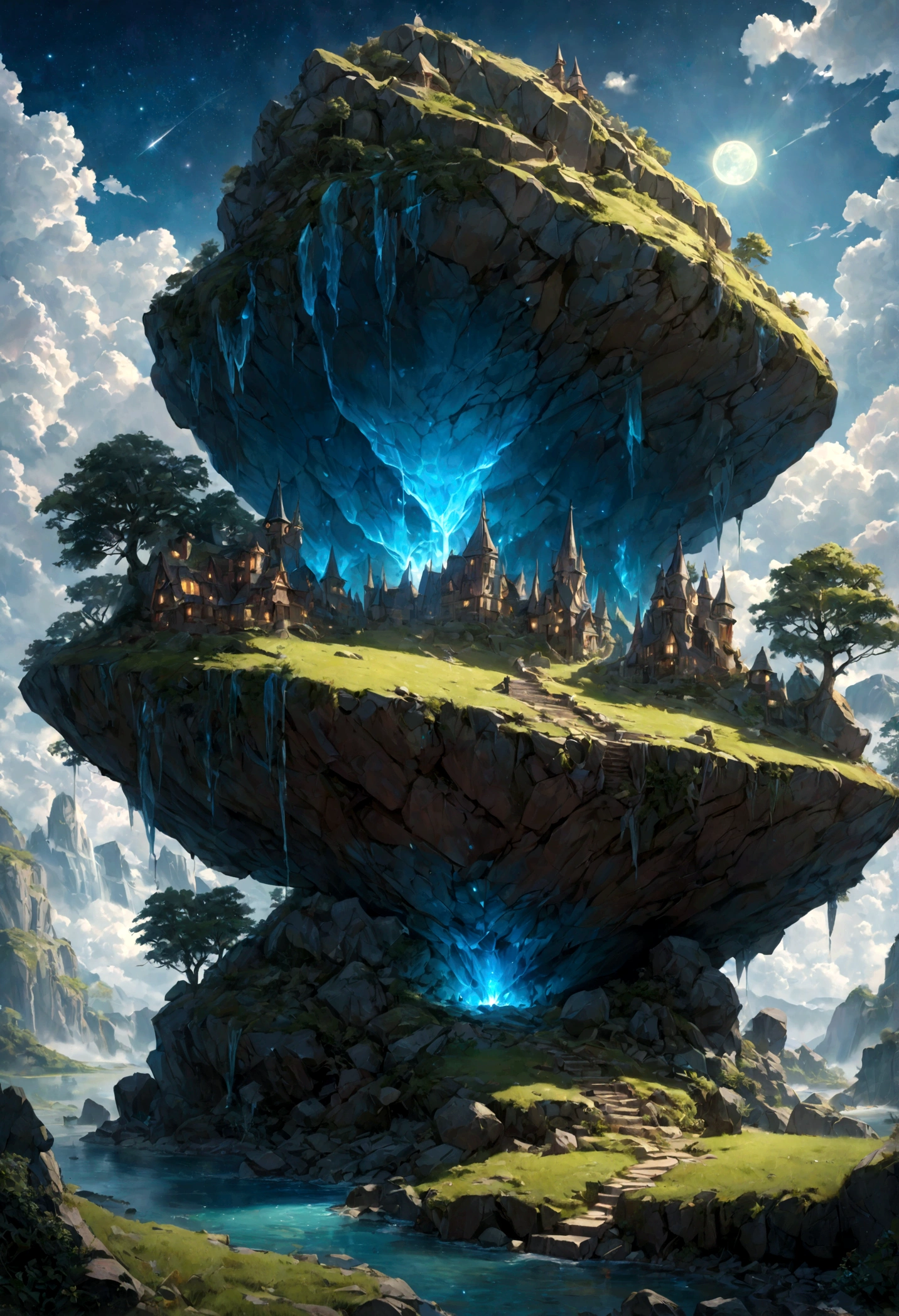 Patrick, huge Rock, best quality, masterpiece, very aesthetic, perfect composition, intricate details, ultra-detailed