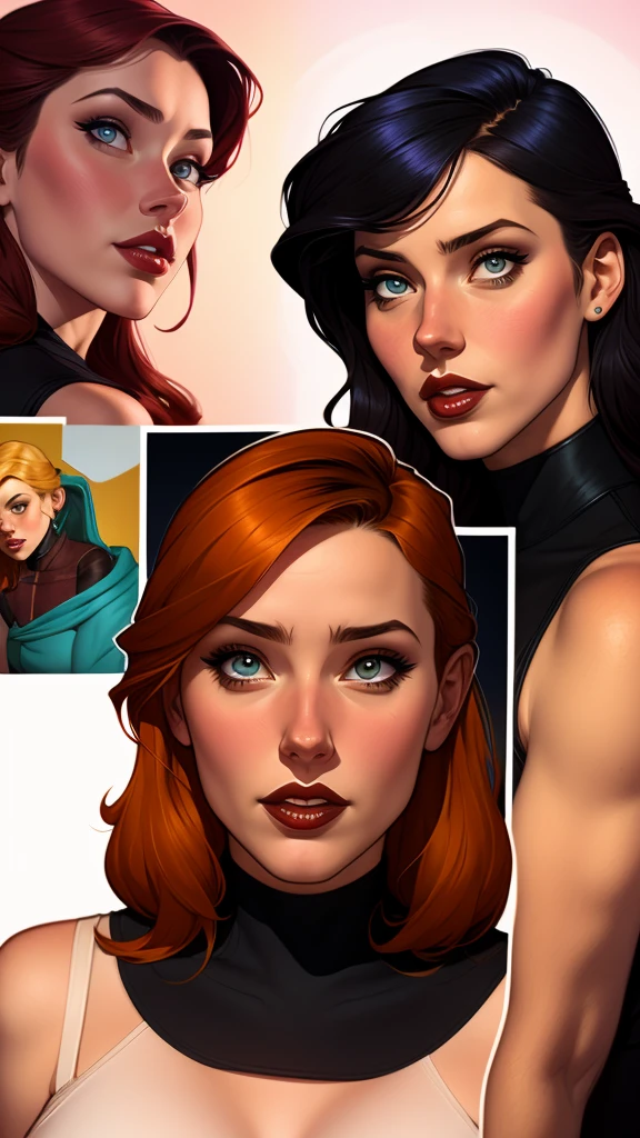 A closeup of a woman in a black top and a black bra, estilo de arte de charlie bowater, Estilo Charlie Bowater, retrato de vampiro, arte do personagem charlie bowater, Alena Aenami e Artgerm, Neoartcore e Charlie Bowater, Charlie Bowater cores ricas e profundas, lazy art style, Artgerm e Tom Bagshaw