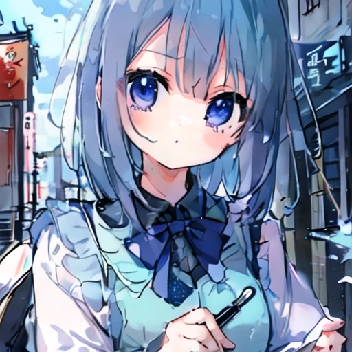 青髪の少女