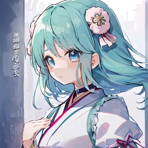 青髪の少女
