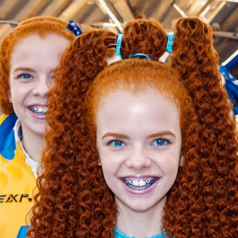 (masterpiece, best quality:1.2), 1girl,curly redhead, solo