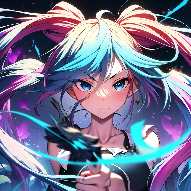 (masterpiece, best quality:1.2), 1girl, anime style, high color saturation,(masterpiece, best quality:1.2), 1girl, solo,anime girl with long white hair and blue eyes holding a blue bird, an anime drawing by Yuumei, pixiv contest winner, neoism, anime style 4 k, best anime 4k konachan wallpaper, anime art wallpaper 8 k, anime art wallpaper 4k, anime art wallpaper 4 k, anime wallpaper 4 k, anime wallpaper 4k