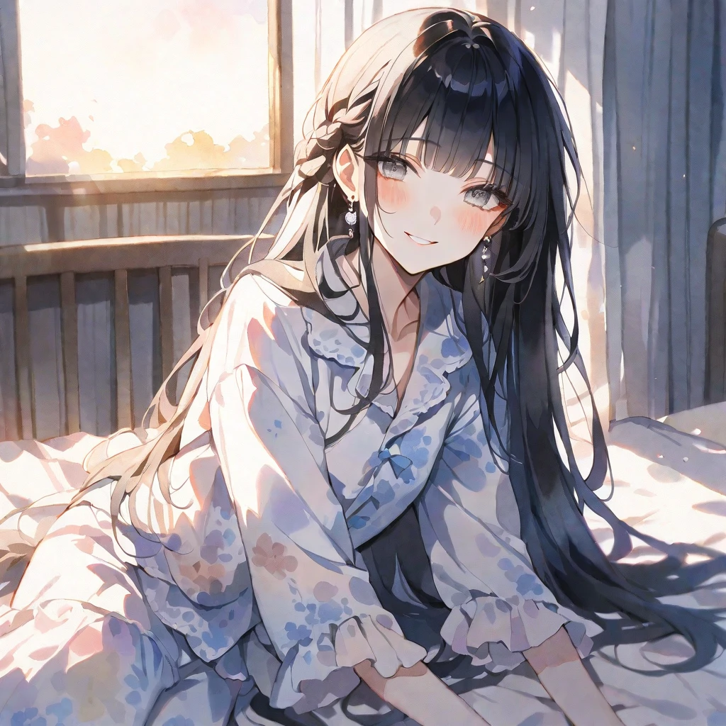 1girl,
indoors,closed mouth,yetsan,
, bedroom,((all_fours)),