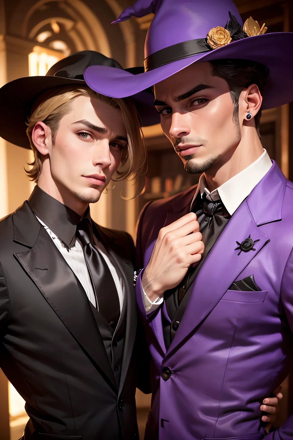 handsome gay men. Monstros de Halloween.