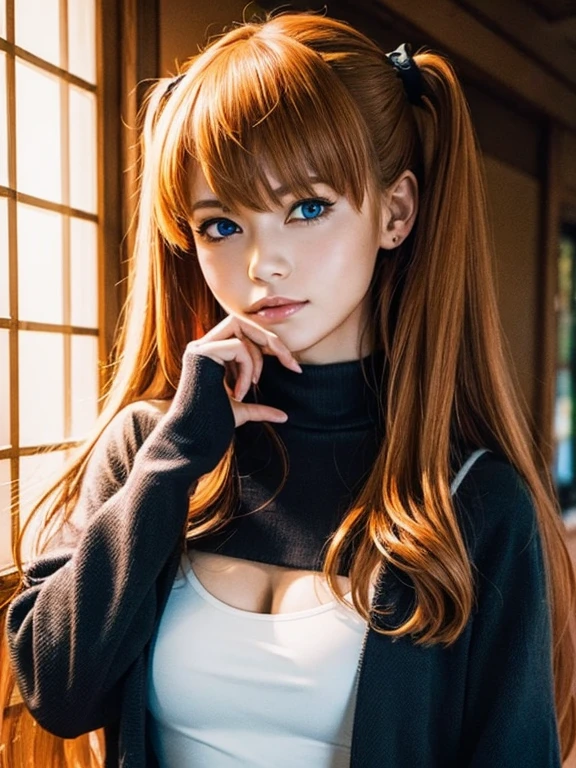 ((Meisterwerk,highest quality, vertraut sein mit)), gegen die Wand, Soulyu Asuka Langley, Stecker anzug, bite into