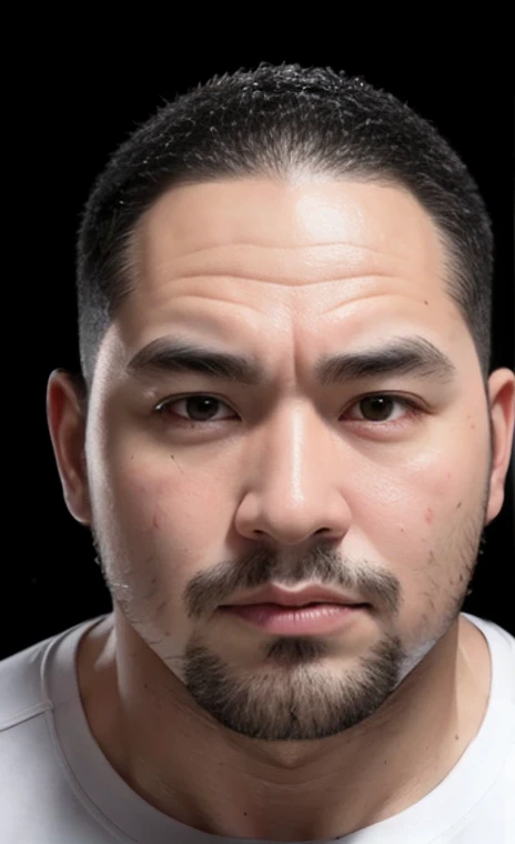 1 man, Wiry man, sweating, (Heavyset body:0.6), whole body, chest muscles, (Slightly overweight:0.3), (big head:1.8), stubble, Mongolian, single eyelid, small eyes, rugby player, strong neck, white transparent short pants, white transparent shirt,Thick thighs, Camera studio with 3 flashes, soft lighting, urban scape background, masterpiece, highest quality, 8K UHD, Digital single-lens reflex camera, film grain, Fujifilm XT3, Photorealistic