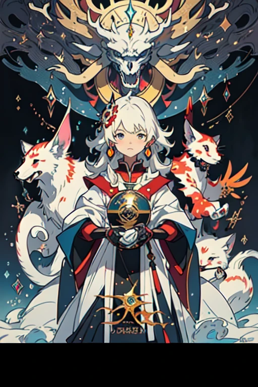 Make a medieval anime, RPG, fantasy logo. The name of the anime is: "Heiress Odyssey: Dawn of the Unjust". In the bottom right corner, the name of the season is: Awakening. In the bottom left corner put the name of the song which is: Eien no Monogatari (don't create characters, instead put a dungeon)