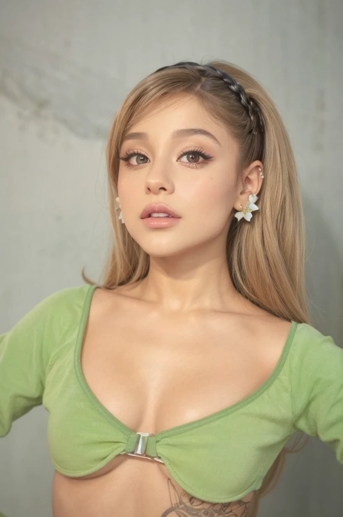 um close up de uma mulher com cabelos longos usando um vestido preto, Retrato de Ariana Grande, Ariana Grande, cabelo em rabo de cavalo baixo liso, Nice Poarch, Ariana Grande Fotografia, ariana grande as a sith, Cl, Ariana Grande em Star Wars, Pintura de Ariana Grande, inspired by Gina Pellón, pintura de retrato de ariana grande, Foto do perfil, suave em _ O pano de fundo