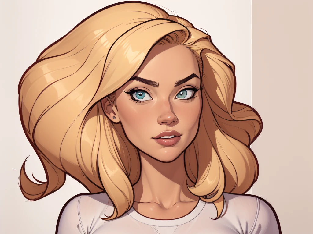 estilo de desenho animado:1.2), Yvonne Strahovski mulher Imagem de desenho animado de uma mulher , roupas sensuais , garota super fofa, authoritarian would be facial expressioncartoon style illustration, estilo de arte dos desenhos animados, estilo de arte dos desenhos animados, digital illustration style, design de personagens altamente detalhado, arte digital detalhada fofa, City fan art, design de personagem retrato, beautiful digital illustration, retrato de alta qualidade, arte em quadrinhos, retrato do design do personagem, white background Buso without clothes and medium breasts, beautiful and symmetrical body curvesClose up of a woman with long hair and a sweater, cabelo castanho encaracolado, linda modelo, retrato de alta qualidade, medium portrait soft light, parece a jovem liv tyler, retrato colorido, linda mulher, cabelo loiro cacheado | d & d, beautiful portrait lighting, uma linda jovem, modelo muito lindo, Retrato de 50mm, medium - long cabelo castanho encaracolado