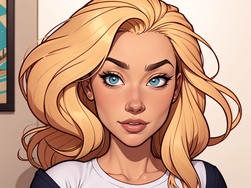estilo de desenho animado:1.2), Yvonne Strahovski mulher Imagem de desenho animado de uma mulher , roupas sensuais , garota super fofa, authoritarian would be facial expressioncartoon style illustration, estilo de arte dos desenhos animados, estilo de arte dos desenhos animados, digital illustration style, design de personagens altamente detalhado, arte digital detalhada fofa, City fan art, design de personagem retrato, beautiful digital illustration, retrato de alta qualidade, arte em quadrinhos, retrato do design do personagem, white background Buso without clothes and medium breasts, beautiful and symmetrical body curvesClose up of a woman with long hair and a sweater, cabelo castanho encaracolado, linda modelo, retrato de alta qualidade, medium portrait soft light, parece a jovem liv tyler, retrato colorido, linda mulher, cabelo loiro cacheado | d & d, beautiful portrait lighting, uma linda jovem, modelo muito lindo, Retrato de 50mm, medium - long cabelo castanho encaracolado