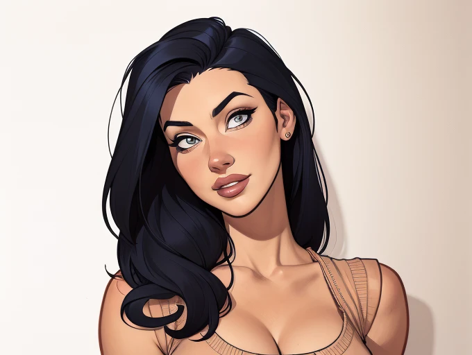 estilo de desenho animado:1.2), Monica Bellucci woman Cartoon image of a woman , roupas sensuais , garota super fofa, authoritarian would be facial expressioncartoon style illustration, estilo de arte dos desenhos animados, estilo de arte dos desenhos animados, digital illustration style, design de personagens altamente detalhado, arte digital detalhada fofa, City fan art, design de personagem retrato, beautiful digital illustration, retrato de alta qualidade, arte em quadrinhos, retrato do design do personagem, white background Buso without clothes and medium breasts, beautiful and symmetrical body curvesClose up of a woman with long hair and a sweater, cabelo castanho encaracolado, linda modelo, retrato de alta qualidade, medium portrait soft light, parece a jovem liv tyler, retrato colorido, linda mulher, cabelo loiro cacheado | d & d, beautiful portrait lighting, uma linda jovem, modelo muito lindo, Retrato de 50mm, medium - long cabelo castanho encaracolado