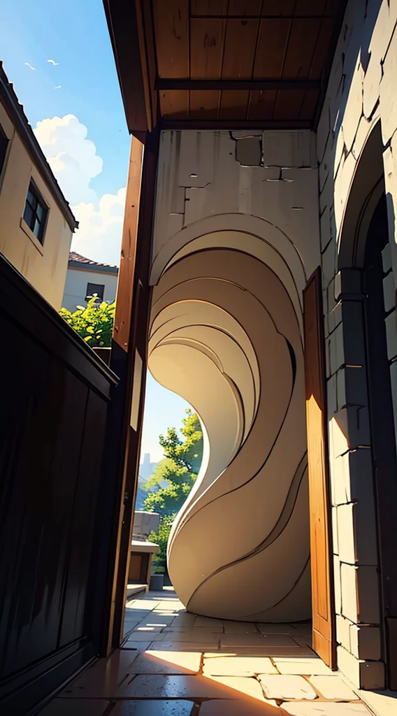 Step into an architectural wonder that challenges conventions with bold symbolism. The entrance to the house resembles the delicate form of a vagina, embracing the organic curves of femininity. The exterior walls undulate, mimicking the intimate contours with a sense of openness and warmth. This design choice transcends traditional boundaries, evoking a sense of both intrigue and empowerment. As you cross the threshold, the house envelops you in a space that exudes comfort and intimacy. Natural light cascades through windows, emphasizing the harmony between the architectural design and the natural world. This dwelling is a tribute to the beauty of femininity and an artistic celebration of the human form.