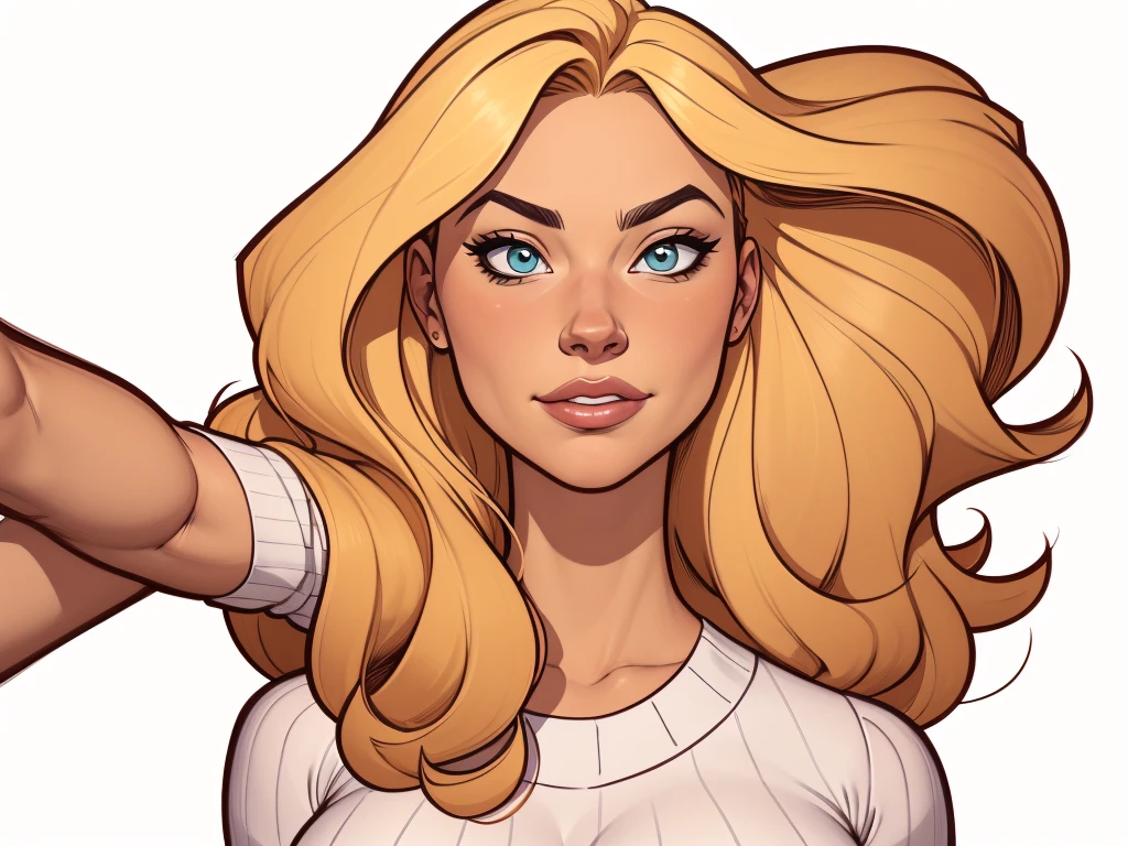 estilo de desenho animado:1.2), Yvonne Strahovski mulher Imagem de desenho animado de uma mulher , roupas sensuais , garota super fofa, authoritarian would be facial expressioncartoon style illustration, estilo de arte dos desenhos animados, estilo de arte dos desenhos animados, digital illustration style, design de personagens altamente detalhado, arte digital detalhada fofa, City fan art, design de personagem retrato, beautiful digital illustration, retrato de alta qualidade, arte em quadrinhos, retrato do design do personagem, white background Buso without clothes and medium breasts, beautiful and symmetrical body curvesClose up of a woman with long hair and a sweater, cabelo castanho encaracolado, linda modelo, retrato de alta qualidade, medium portrait soft light, parece a jovem liv tyler, retrato colorido, linda mulher, cabelo loiro cacheado | d & d, beautiful portrait lighting, uma linda jovem, modelo muito lindo, Retrato de 50mm, medium - long cabelo castanho encaracolado
