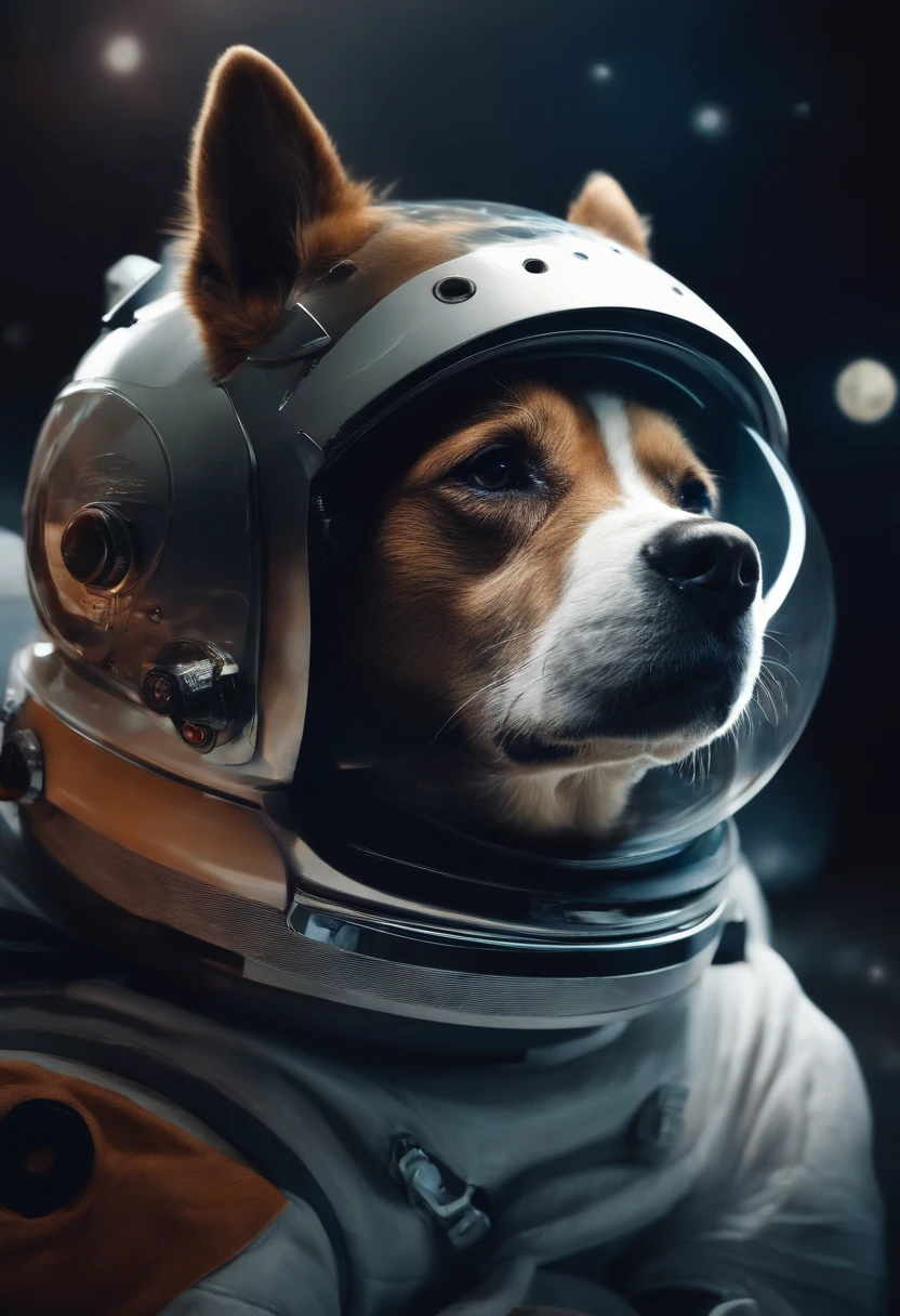 Perros con nave espacial