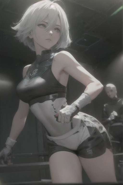 ((La mejor calidad)), ((obra maestra)), (muy detallado:1.3), ..............3D, Beautiful (cyberpunk:1.3) Mujer hacker, peinado corto,pelo corto, Volver al visor, cabello grueso, Terminal de ordenador operativo, Pantalla montada en la cabeza, computer server, Pantalla LCD, fiber optic cable, Logotipo de la empresa, HDR (High Dymanic Range), Trazado de rayos, NVIDIA RTX, Super resolution, Irreal 5, Subsoil Scatter, Textura PBR, Post-procesamiento, Anisotropic filtering, profundidad de campo, maximum sharpness and sharpness, Texturas multicapa, Albedo y Highlight Maps, Sombreado de superficies, Accurate simulation of light-material interactions, proporciones perfectas, Renderizado de octanaje, duotone lighting, ISO bajo, balance de blancos, Regla de los tercios, amplia apertura, 8K RAW, efficient sub-pixels, sub-pixel convolution, glow particles, dynamic  pose