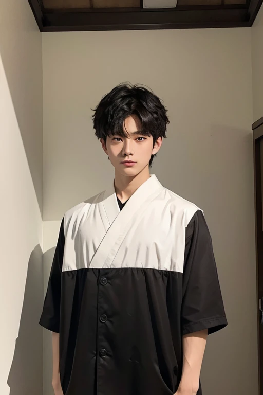 3dimension、Japanese Male、30th Generation、Black Hair、Brown eyes、short hair、slightly burnt skin、Setup attire