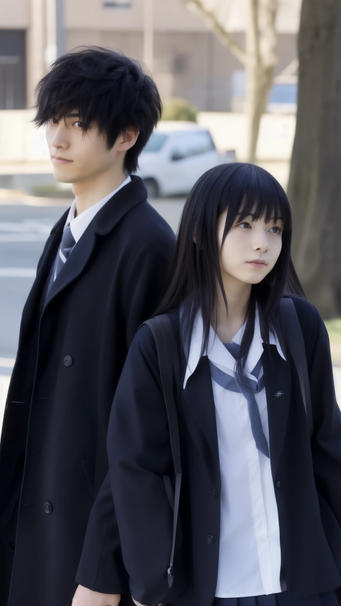 The moment when a Japanese, gloomy male student met a beautiful, half-Japanese, half-French high school girl
