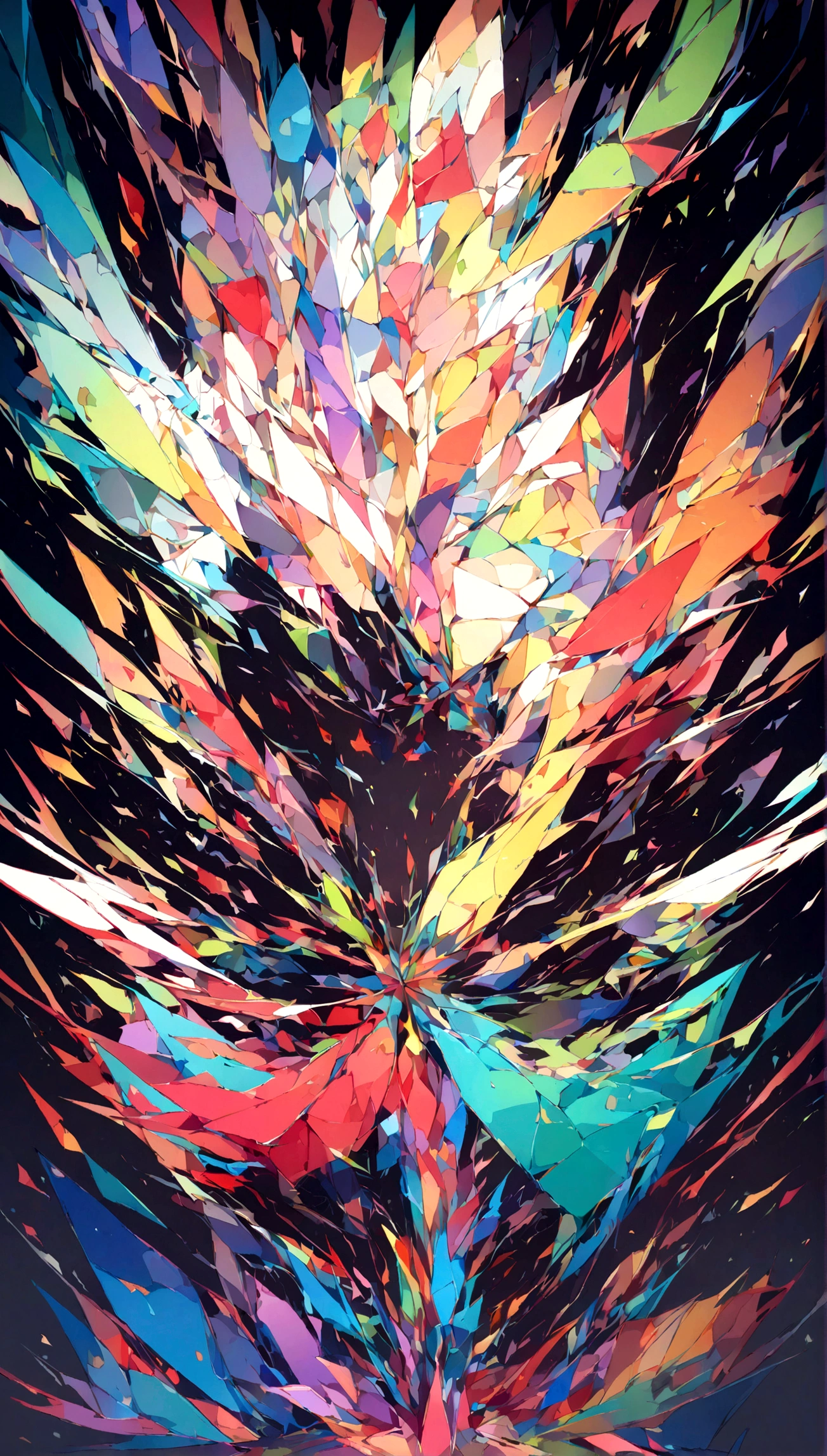 Masterpiece、(Mandelbrot Shapes);1.9、(Three-dimensional paper cutting art、colourfull):1.9