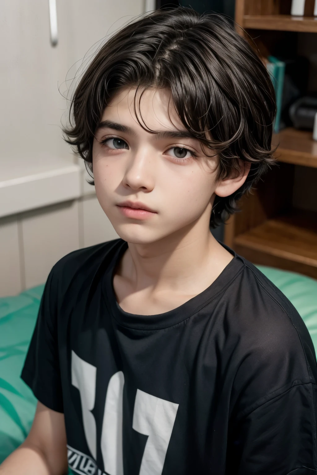 Menino loiro de 15 anos de idade cabelo loiro, cabelo curto repicado, bonito