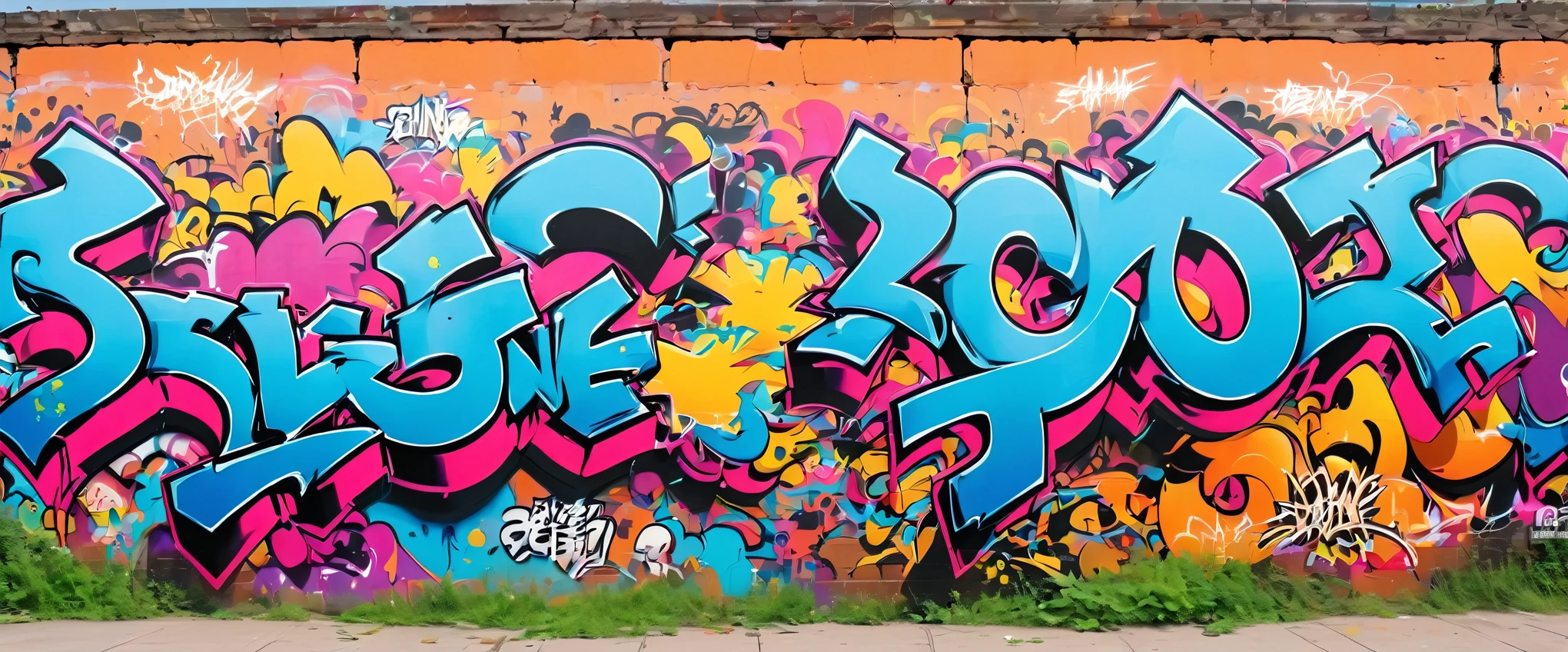 Graffiti Comics，Graffiti, wall, There is no one here、No one here