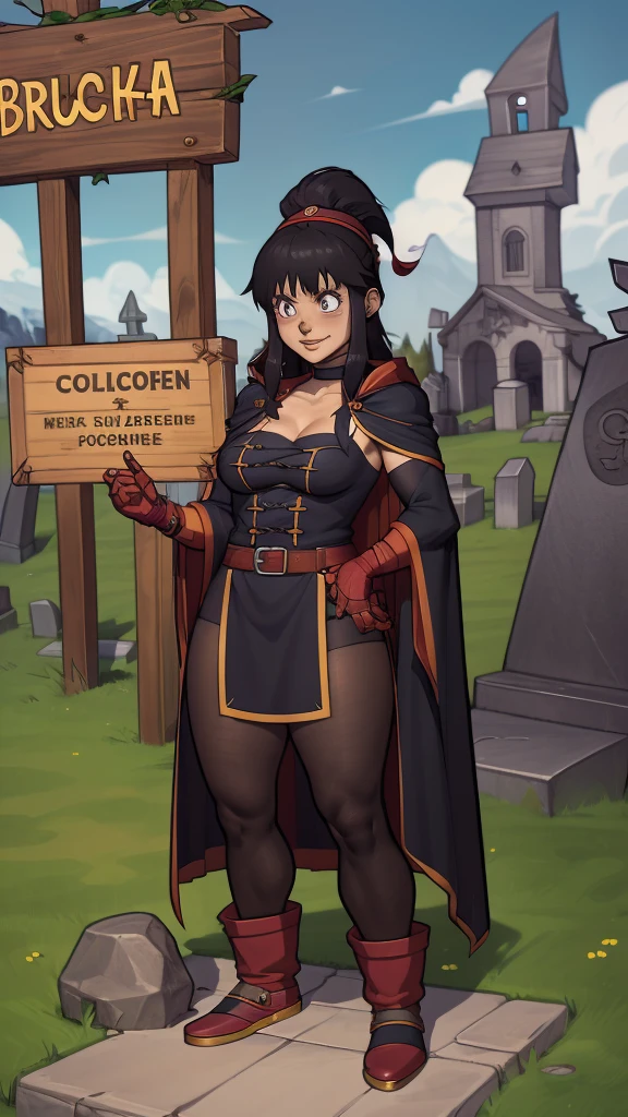 anime girl in a bruxa costume standing next to a welcome sign, megumin, megumina de konosuba, bruxa girl, bruxa academia, flirty anime bruxa casting magic, meio invocador meio megumin, mago de cabelo preto, bruxa, bruxacraft!, from the black magician cemetery!!!, a bruxa, bright bruxa, bruxay, acolhedor