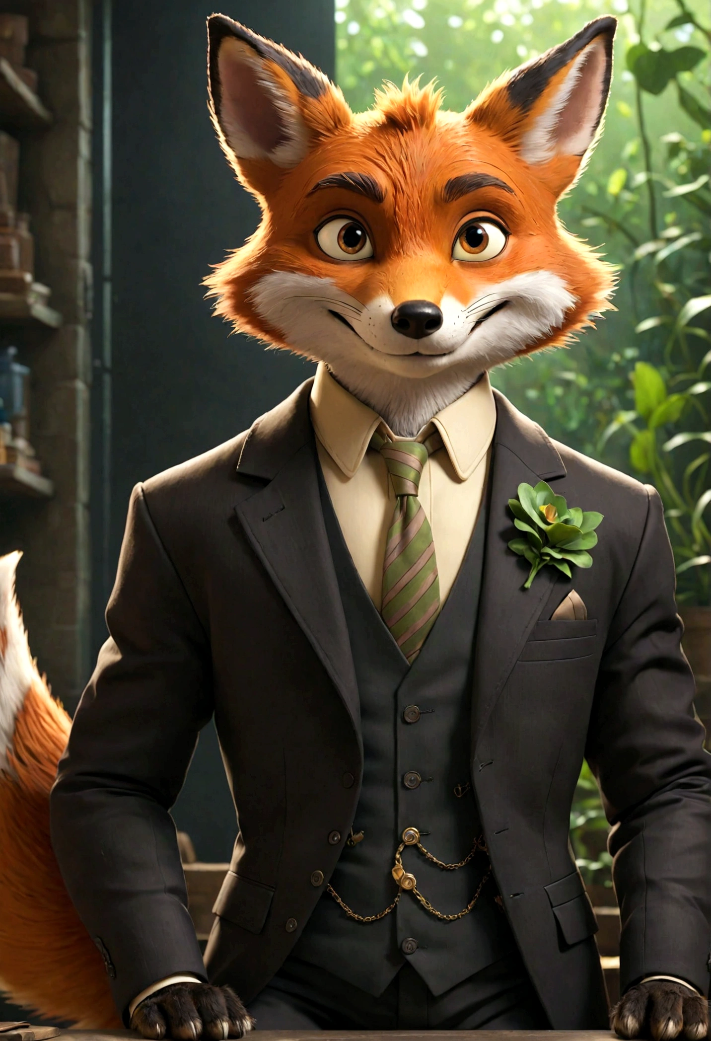 There's a cartoon fox in a suit black front without background, an anthropomorphic fox, raposa em jaleco, anthropomorphic fox, Nick Wilde, Zootopia, uma raposa antro, Cientista da Raposa , an anthropomorphic cyberpunk fox, Nick Wilde, Parte Raposa, Peter the Rabbit's Rapo, beatrix potter