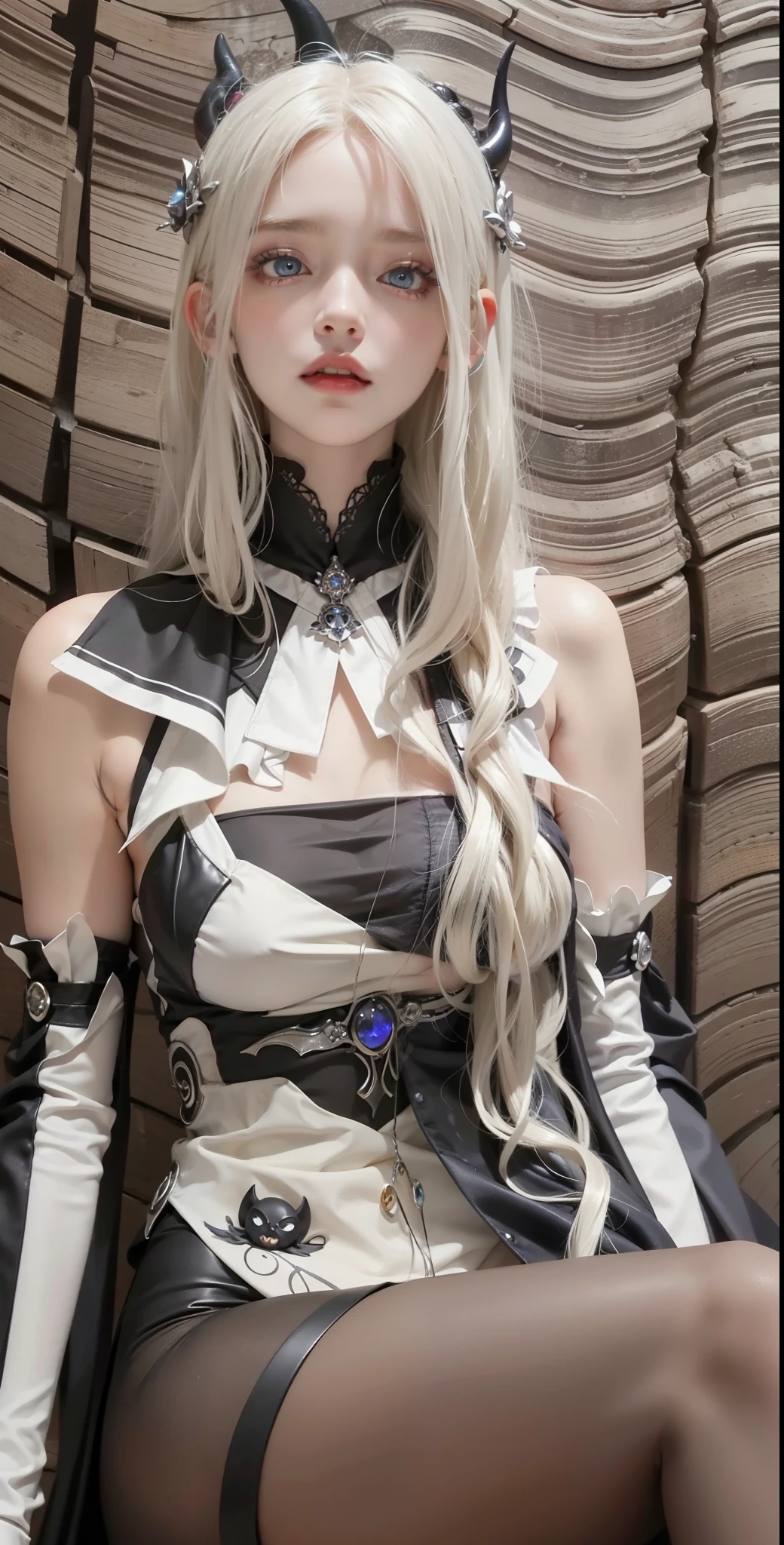 Detailed image quality,Pandora the Witch,wing, Succubus Theme,堕落Angel,Excellent,scary,Secret Terror,Tentacles,With eyes,Uncanny Valley Effect,Beast Blood Moon,skeleton,vampire,Hellfire,Dark Queen,Angel,magician magic witch,16岁Angel,Eyes are blue(Pupils as deep as the starry sky),beautiful princess,Black pantyhose on legs