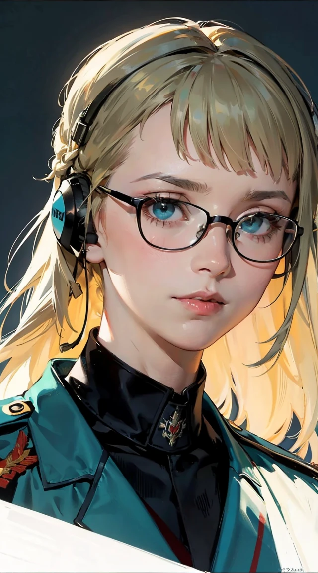  A photorealistic portrait of a 35 year old American girl with long flowing blonde hair and striking blue eyes and wearing headphones. It should have a natural, approachable expression and be illuminated by soft, golden tones. hora de luz solar. The background should be a picturesque outdoor setting, talvez um parque ou praia ensolarado. Capture this image with a high-resolution photograph using an 85mm lens for a flattering perspective Drawing Lessons, beste-Qualit, Poses, Correct anatomy,Sketch Beech, Epic Poses, The clothes, pencil, Drawing,  Modest outfit, remote shot, detailed beautiful delicate face, detailed beautiful delicate eyes, perfect facial proportions, high-definition skin, fine skin, four-inch best ratio. With one thumb, a masterpiece, highly detailed, realistic, (World War II German general uniform reference : 1.8), the highest face resolution, adult, modestly dressed woman, dressed entirely, ( small, black hair, black straight bangs, super fine braids, straight bangs, red glasses, dark green eyes), future, science fiction, fighter plane, standing On the landing of a fighter plane, the government agency, a deep intelligent personality, a calm expression, a respectful face, a war, a fighter plane  (La mejor calidad:1.1), (Obra maestra:1.4), (absurdos:1.0), retrato, primer plano,1girl, Marinero Urano, KizukiAi, Mujer madura, small breasts, aqua eyes, cabello rubio, Uniforme Sailor Senshi, Collar de marinero, arco de pecho, Arco trasero, Falda suplicante, Guantes blancos de codo, Acostado boca abajo, en el suelo, con el trasero en alto, mostrando el culo de espaldas, without looking back