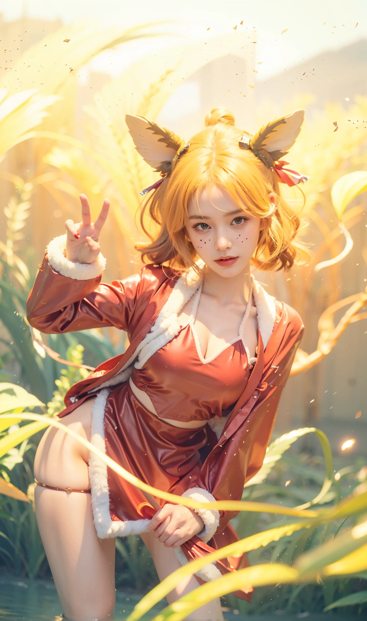 a close up of a girl Blonde hair , big booobs , shadowbringers cinematic, 4 k detail fantasy, a beautiful fantasy empress, game cg, xianxia fantasy, xianxia hero, 2. 5 d cgi anime fantasy artwork, cinematic goddess close shot, ruan jia and artgerm, wow 4 k detail fantasy, hyperdetailed fantasy character