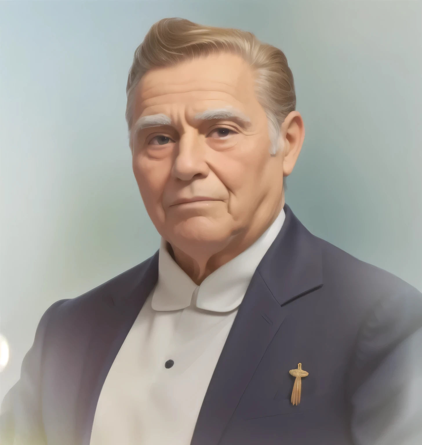 Hombre, ,he is 90 years old ,arrugas tiene frente ,