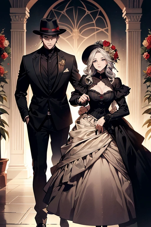 **Color Palette**: Select a color palette that exudes passion and mystery. Deep reds, blacks, and grays can symbolize both romance and the dangerous world of the mafia. Adding a hint of gold or silver can convey luxury and wealth.
**Images or Illustrations**:
- **Couple**: Feature a couple on the cover, with the female character (Emma) and the male character (Lucas) in an embrace, or a passionate pose. Make sure their chemistry is visible, but keep it tasteful.
- **Mafia Element**: Incorporate subtle mafia-related imagery, such as a silhouette of a man in a fedora, or a gun and roses, to hint at the danger in the story.