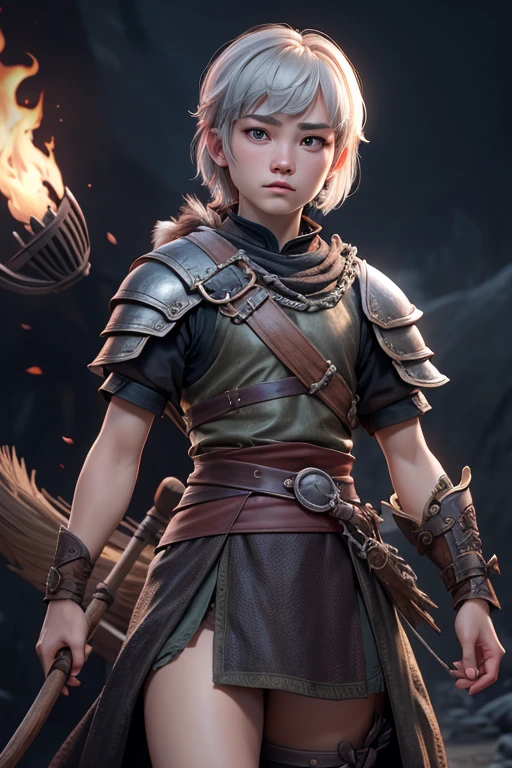 young, Viking, Viking文化, With a bow in your hand, train, Game of Thrones style, Medieval, Short hair with bangs, sexual differentialist, male, (((young))).