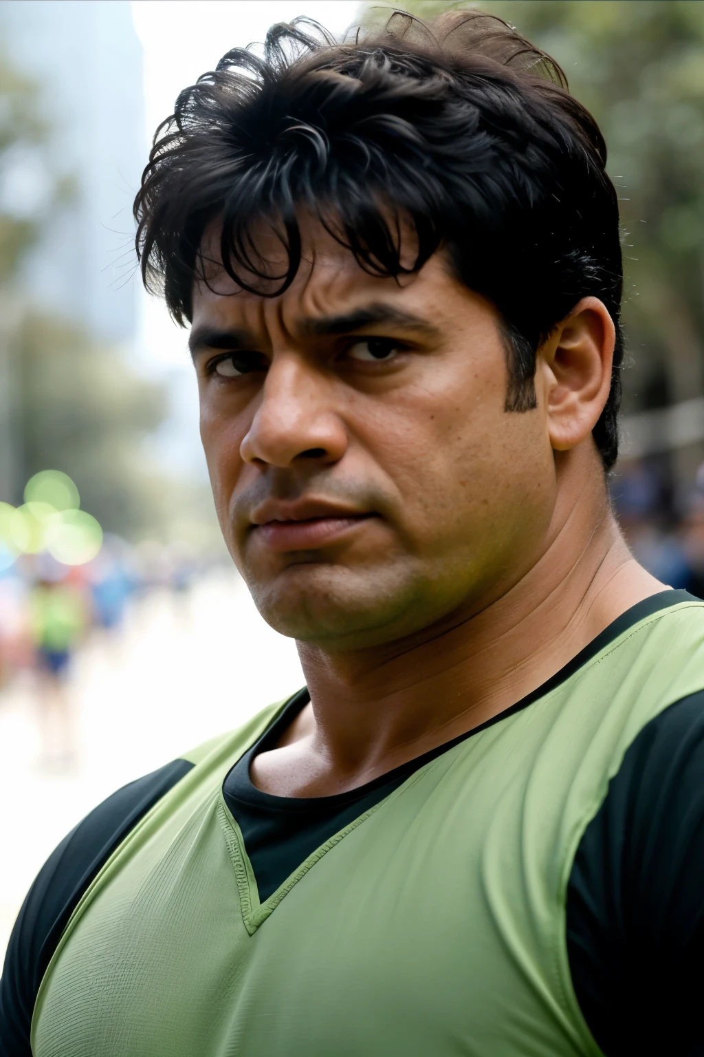 Hulk sentado triste llorando en un barranco con un texto en parte superior de la imagen en donde diga "salganse del feis" y con otro texto en la parte inferior que diga "perdieron los doyers"