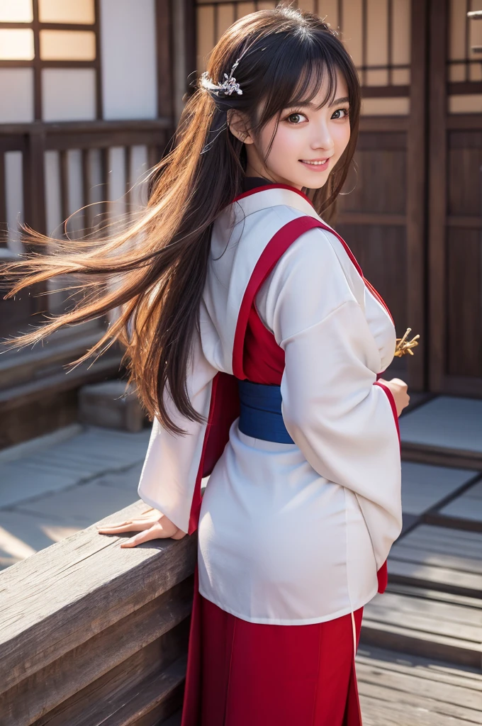 highest quality、8k Masterpiece、超A high resolution、(Photorealistic:1.3)、RAW Photos、1 girl、Plain crimson Japanese kimono、geta、Silvery white super long hair、Long Hair、Glowing Skin、1. Super beautiful female samurai soldiers、((Ultra-Realistic Details))、Portrait、Global Illumination、Shadow、Octane Rendering、8k、Super sharp、Beautiful breasts、Metal、Cold colors、、Very intricate details、Realistic Light、CGSoation Trend、Beautiful Eyes、Shining Eyes、Looking into the distance、Neon Details、20age、Too beautiful face、Intelligence、Obscene、Sexy、Moe、smile、whole body、Healthy Body、The background is Yoshiwara at night during the Edo period.、On the roof、love、Charm、mischievous、More sexy、Hands on chest、Make your background more vibrant、Fantasy、Angle to toes、Whiter skin、Standing posture、More realistic facial features、smile、Retrospective、wide shot、full body、More realistic Japanese faces、Hair flowing in the cold wind、Japanese sword