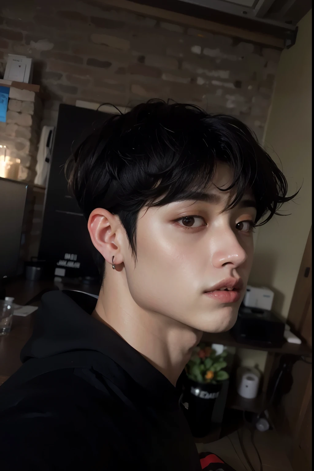 Arafed man with neck and neck tattoo., Kim Doyoung, cai xukun, Jinyoung Shin, ulzzang masculino, hyung tae, kanliu666, Jungkook, inspirado em Bian Shoumin, headshot imagem de perfilture, Hong junho hyung, 1 7 anos - idade de rosto fino, taejune kim, imagem de perfil