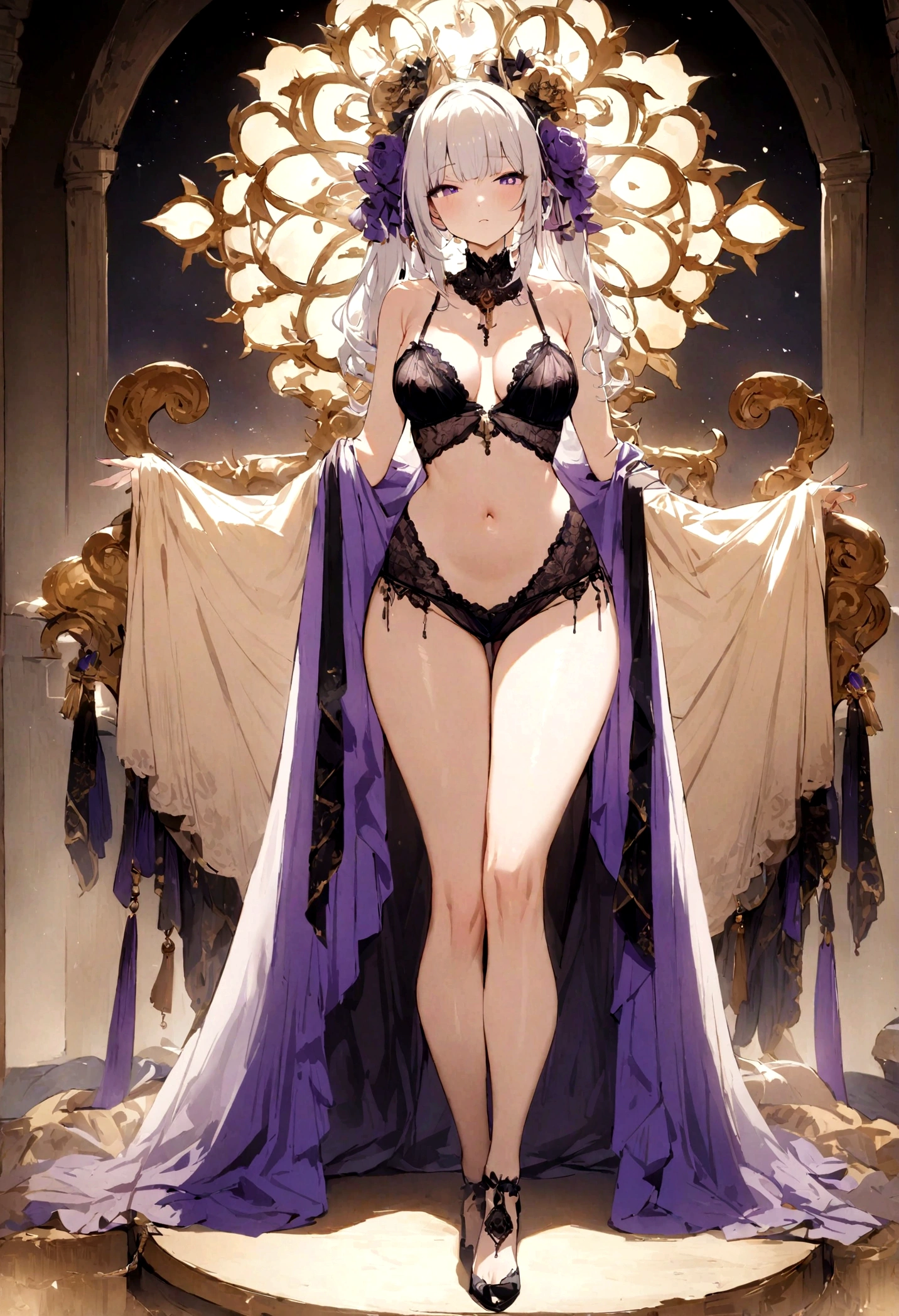 masterpiece, highest quality, Sharo, One girl,Sexy Lingerie,whole body