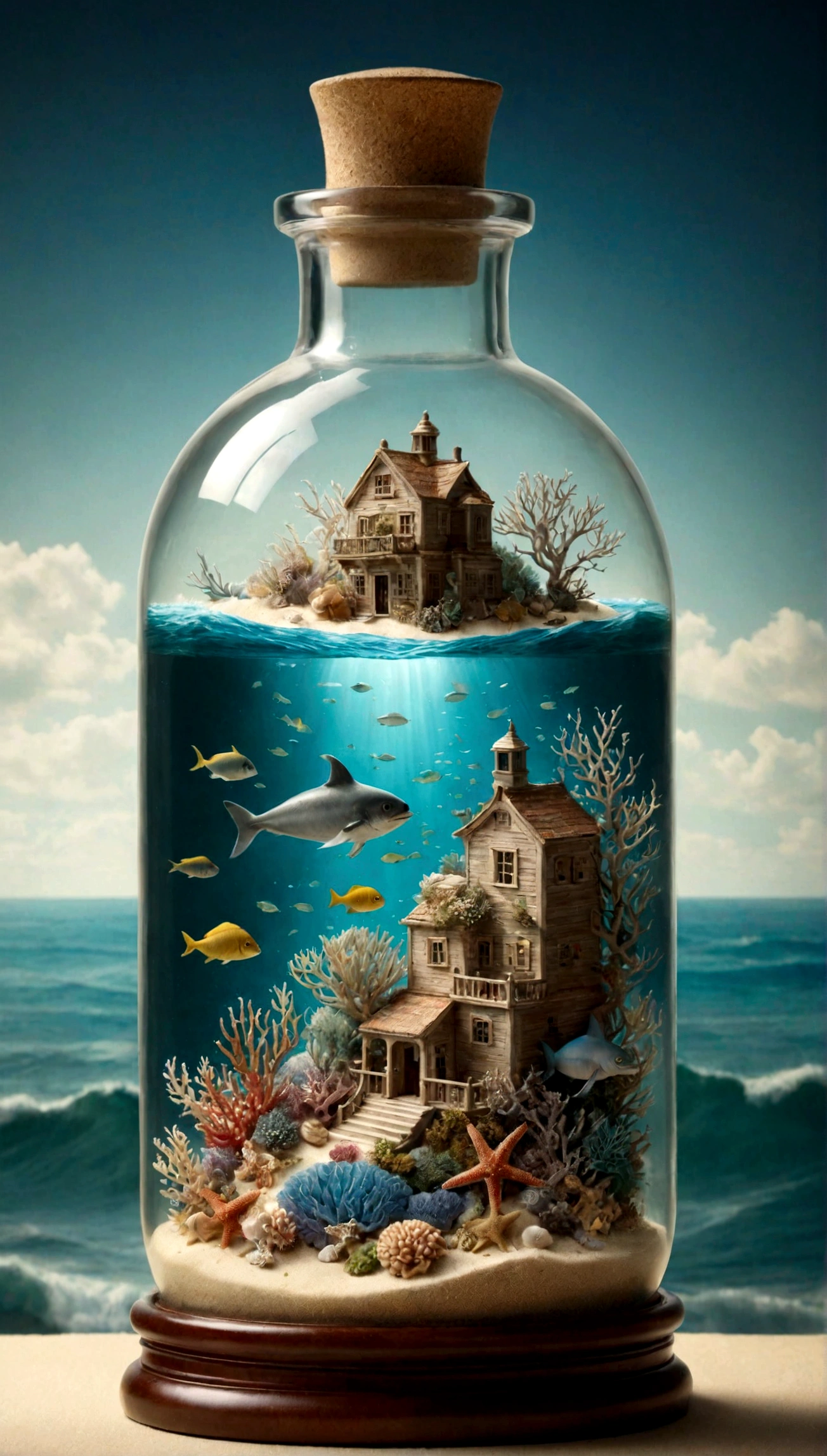 The sea in a bottle