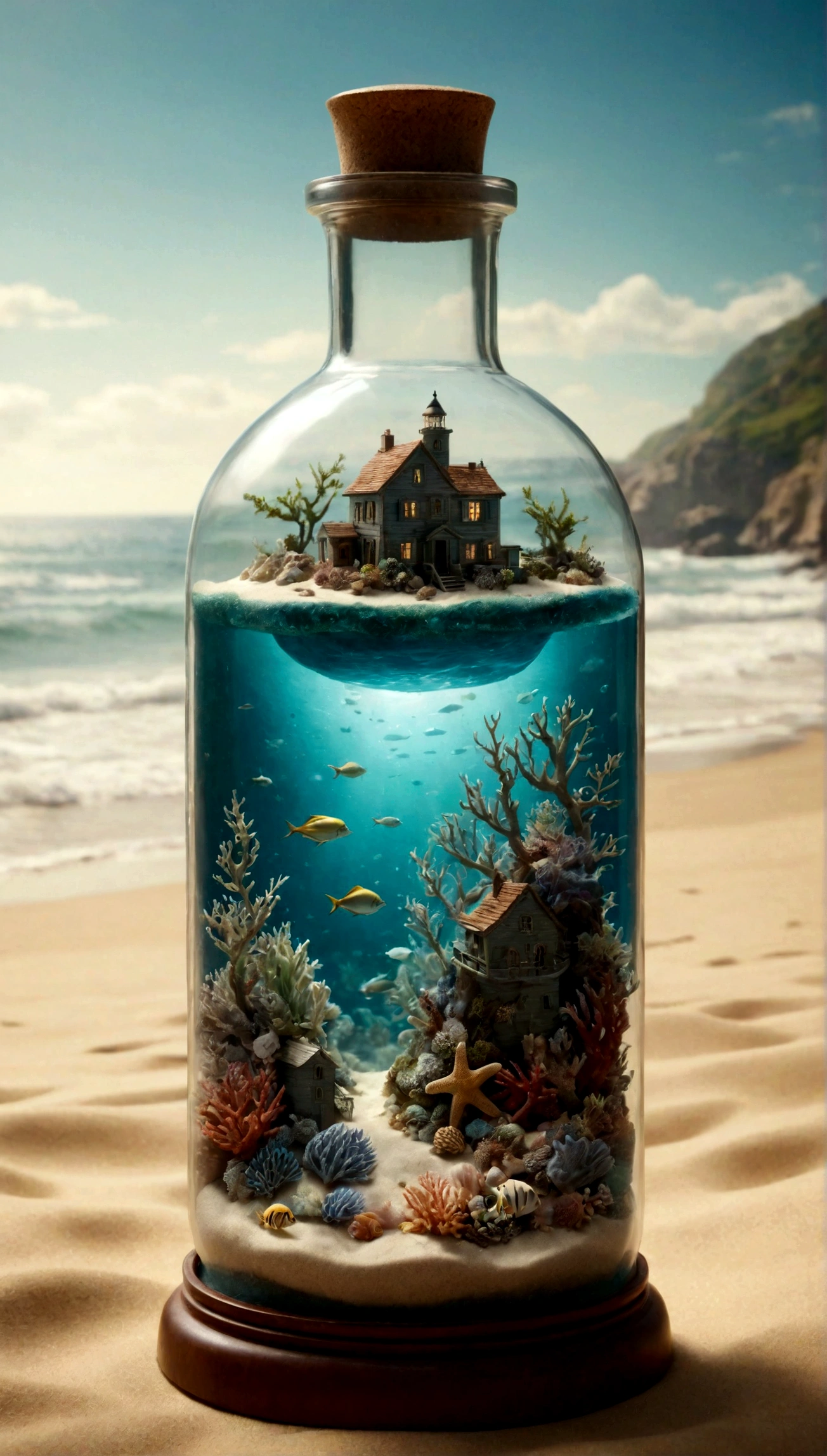 The sea in a bottle