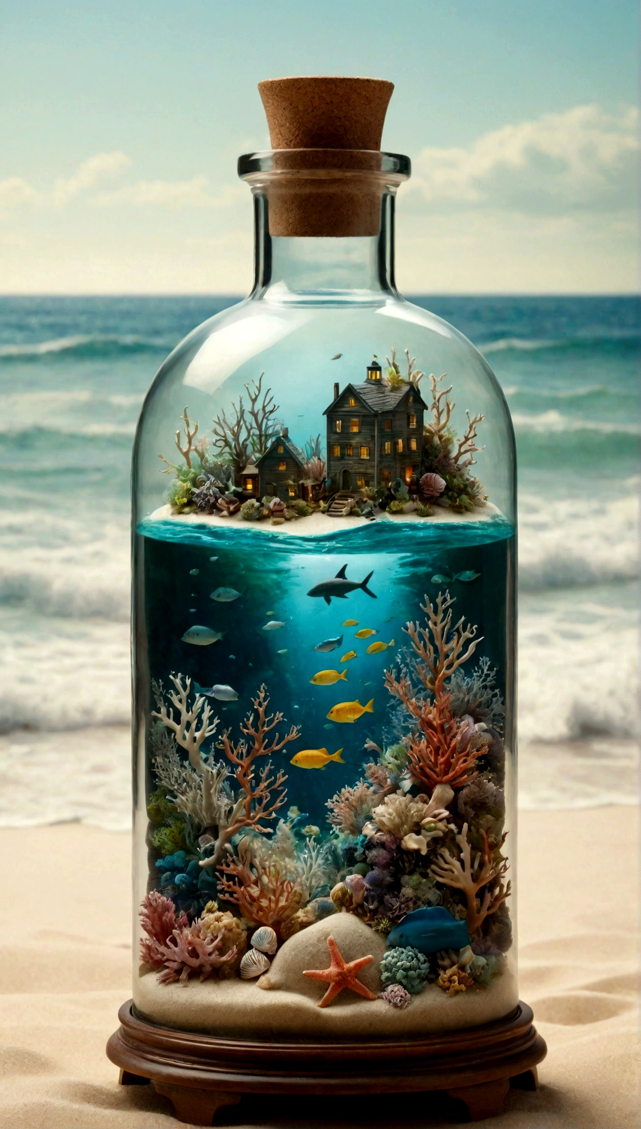 The sea in a bottle