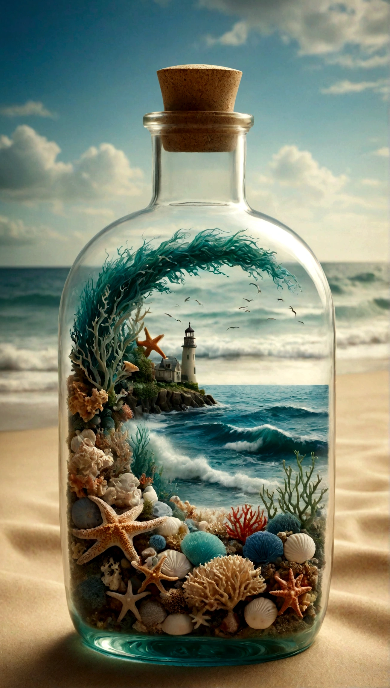 The sea in a bottle