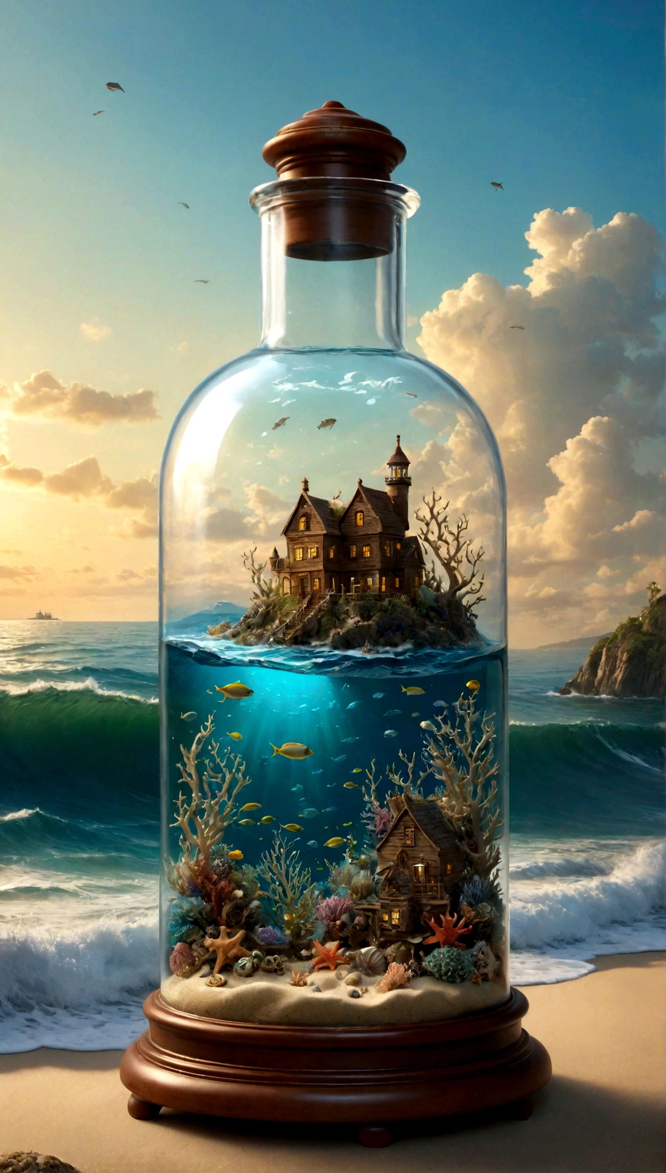 The sea in a bottle