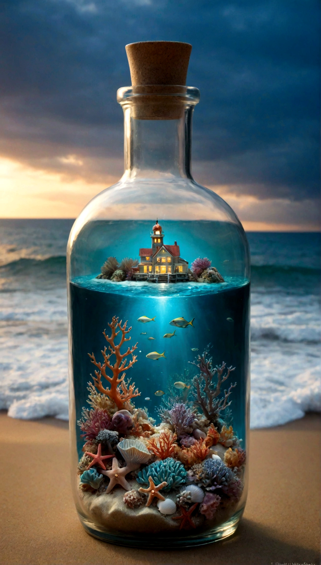 The sea in a bottle