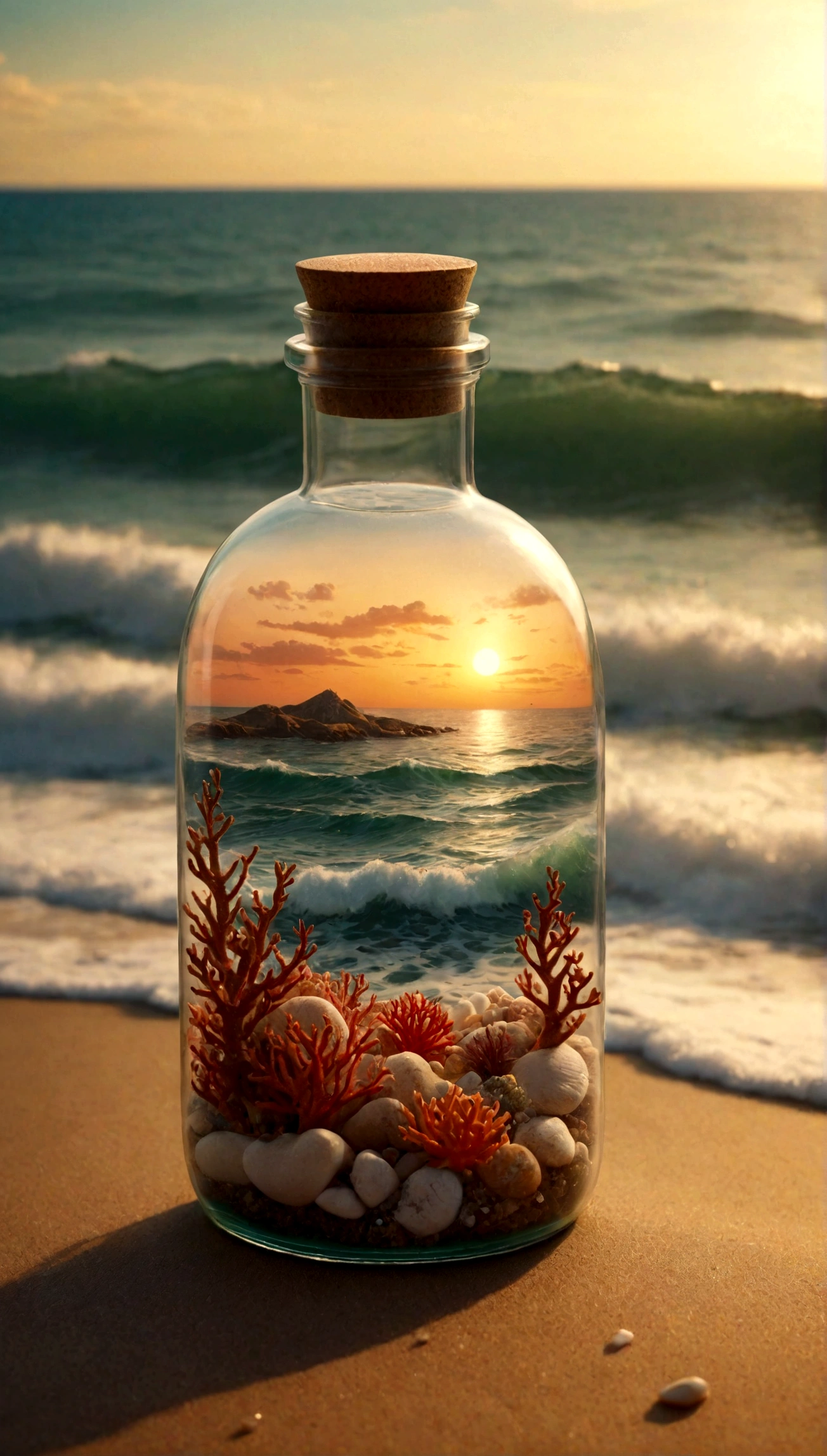 The sea in a bottle