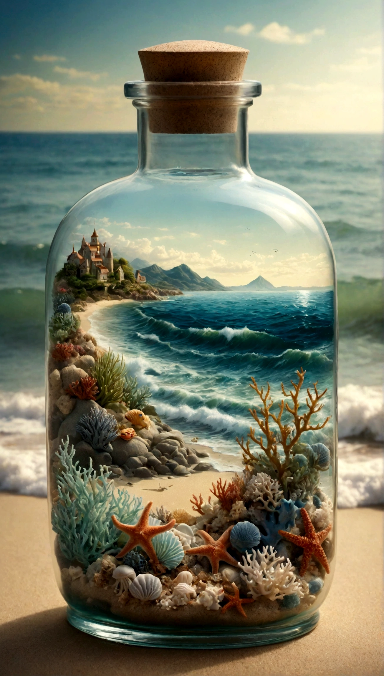 The sea in a bottle