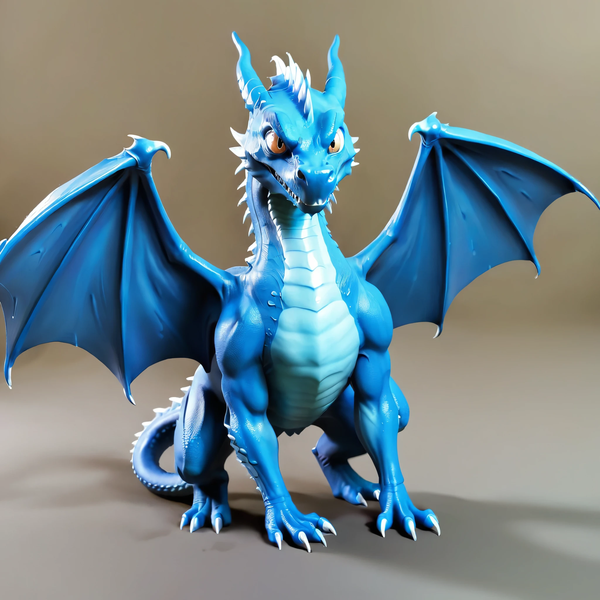 blue dragon , full body , 8k , vector illustration