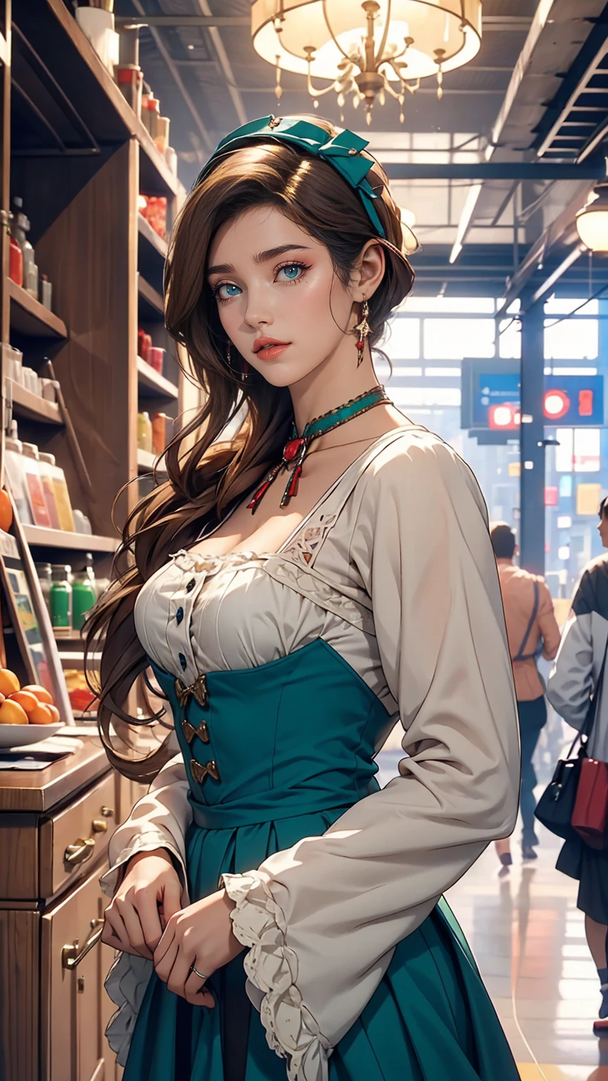Pretty hot mom, glowing blue eyes, realistic, masterpiece, high detailed, 4K, (One ultimate beautiful mature woman), (mom and son on magazine cover:1.4), very detailed顔, detailed lips, sensual lips, detailed eye, double eyelid, , ((in the super market corner, push shopping cart, cucumber:1.4))), huge breasts,slim thigh, (thighs thighs thighs), Exactly, perfect body, perfect face, Depth of the bounds written, perfect image realism, 、Darkness background, detailed costume, perfect thing、hyper realism、photoreal、8K maximum resolution, (masterpiece), very detailed, Professional, ((feel shy, embarrased, nervous:1.4)), (( standing, low twintails hairs,wavy and shine hairs:1.4)), ,(((masterpiece))), ((best quality)), ((Intricate details)), ((surreal)), H, milf, mature woman, view, Very detailed, illustration,, charming, lipstick,Hands ruffle your hair,beautiful big eyes,(Star-sparkling pupils),Peerless beauty,Empress the country and the city,Fair and delicate skin,Skin tone is pale,Light make-up, ((sexy off shoulder sweater, detailed ribbed sweater, stockings, slave collar:1.4))