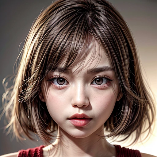 (highest quality,Super detailed,Physically Based Rendering:1.2), Realistic,Portraiture,Beautiful young woman with Delicate features,Soft lighting, ((Playfully licking finger with tongue, Gently placing a finger in the mouth)), (Close-up shot of sensual lips),Cheeks turn slightly red,A gentle and captivating gaze, cute BabyLike finger . Studio gray background, Light Particles, many blurred colorful Lights (dazzling bokeH) . BREAK . (((NOGIZAKA face variations))) Extremely Detailed very KAWAII face variations, elaborate detailed Eyes with (sparkling highlights:1.2), (Voluminous long eyelashes:0.9)、Glossy RED Lips with beautiful details, Coquettish tongue, Rosy cheeks, Radiant PearlSkin with clear transparency, (Natural:0.7) Detailed FlawlessSkin with glowing DowneyHair . { (Dynamic LifeLike expressions) | :d) }, (large eyes:-1) . mouth_hold