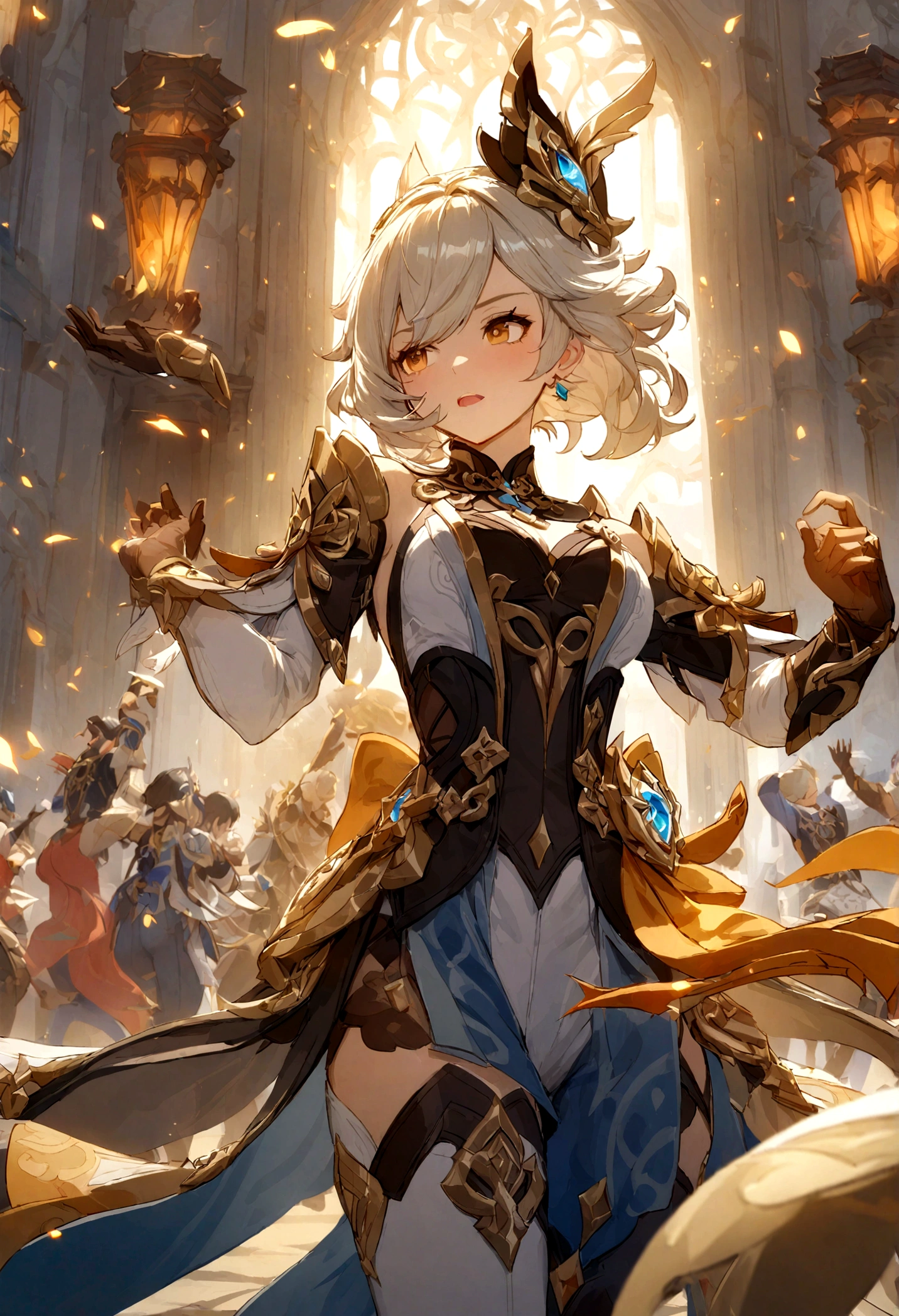 Genshin Impact,girl,Battle Scenes