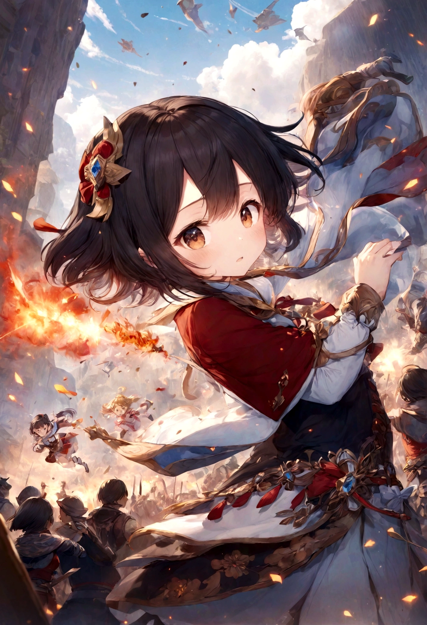 Genshin Impact,girl,Battle Scenes,cute