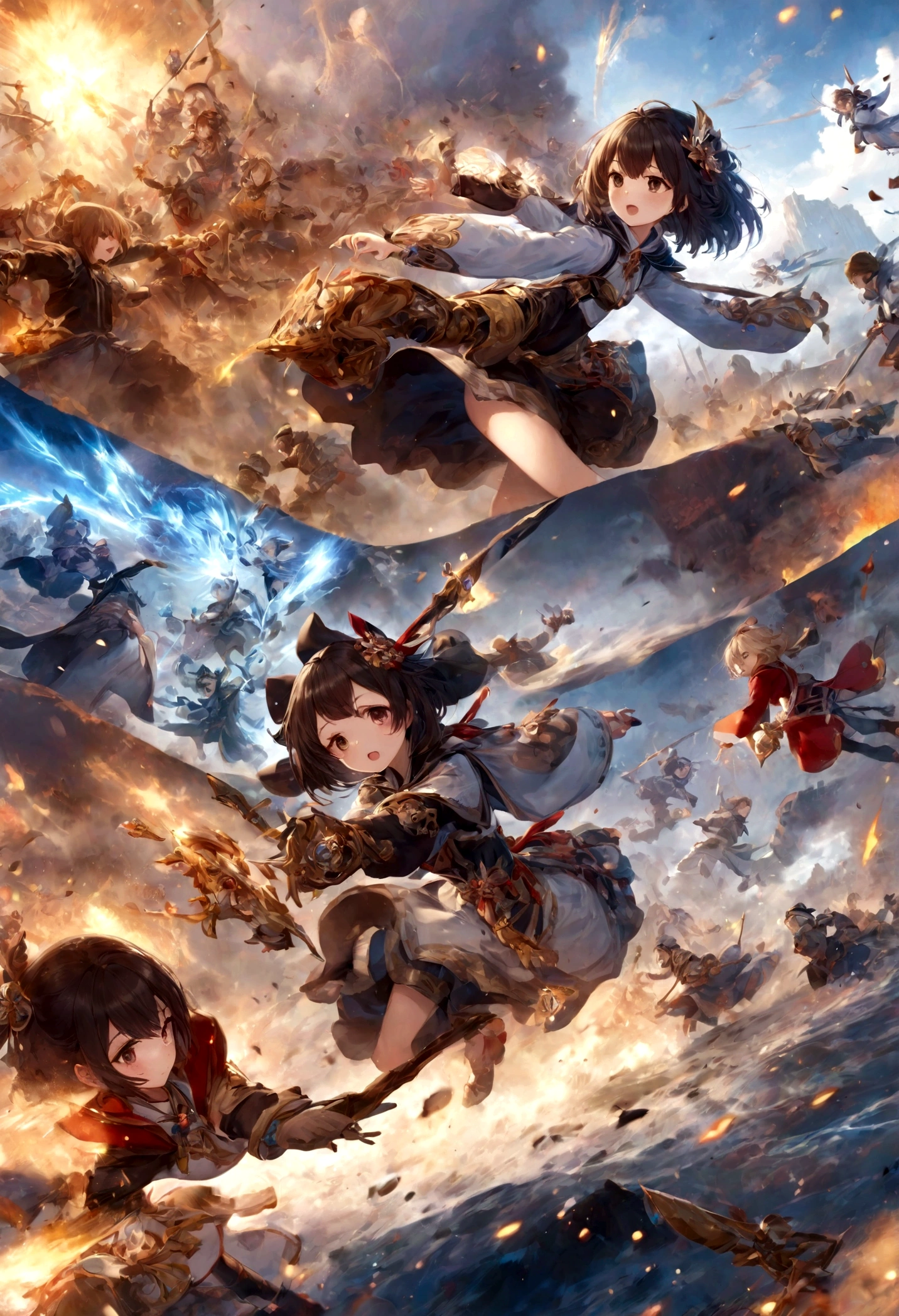 Genshin Impact,girl,Battle Scenes,cute